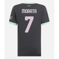 Koszulka piłkarska AC Milan Alvaro Morata #7 Strój Trzeci dla kobiety 2024-25 tanio Krótki Rękaw